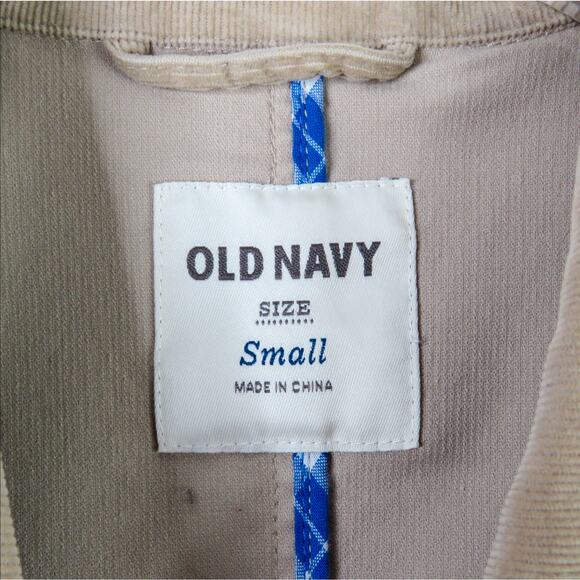 Old Navy Women's Beige Tan Corduroy Jacket Small Casual - Picture 5 of 6